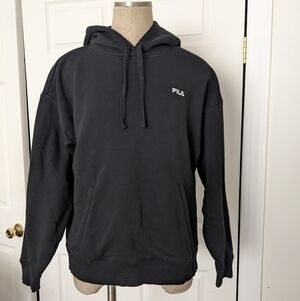 Fila Classic Black Hoodie for Men